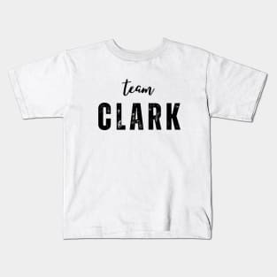 team clark Jersey black Kids T-Shirt